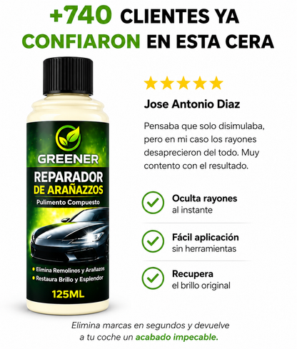 GREENER REPARADOR DE ARAÑAZOS